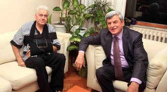 Başkan'dan Sarı'ya Geçmiş Olsun Ziyareti