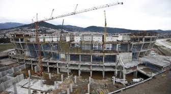 Stadyum İnşaatında Durma Söz Konusu Değil