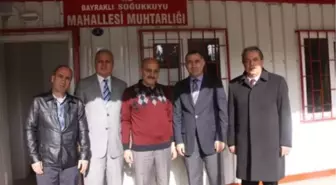 MHP Bayraklı'dan Muhtarlara Ziyaret