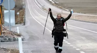 Çocukları İçin Ankara'ya Yürüyen Baba Amacına Ulaştı