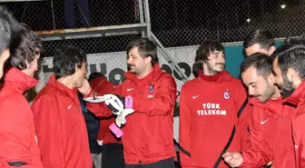 Trabzonspor'da Abdullah Karmil ve Oğulcan'a Sürpriz Doğum Günü Kutlaması