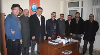 Kırşehir Ahi Televizyonu Yönetim Kurulu Kimder'i Ziyaret Etti