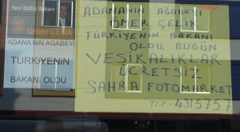 Adana Ömer Çelik Bakan Olunca Vesikalıkları Ücretsiz Çekti