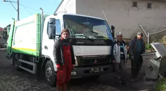 Bakanlıktan Boyalıca Belediyesi'ne Kameralı Çöp Kamyonu