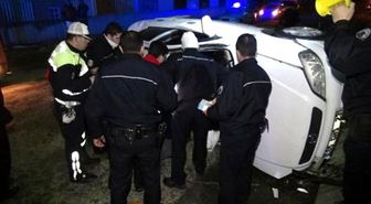Otomobil Takla Attı: 1 Ölü, 2 Yaralı