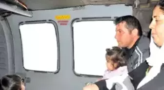 Mehmetçik'ten Helikopterle Hasta Kurtarma Operasyonu