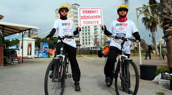 Balıkesir'den Antalya'ya Pedal Çevirdiler