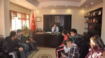 Bilal Yılmaz Filenin Birincilerini Kabul Etti
