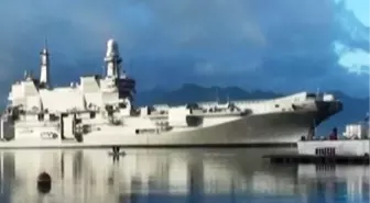 İtalyan Uçak Gemisinin Marmaris Ziyareti