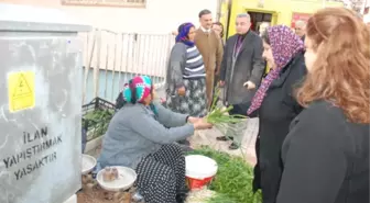 Çarşı Esnafından Uğur Turan'a Yoğun İlgi