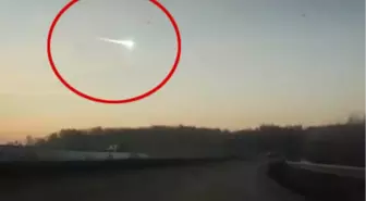 Meteorun Düşme Anı Kamerada