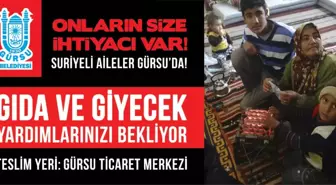 Gürsu'daki Suriyeli Vatandaşlara Belediyeden Destek