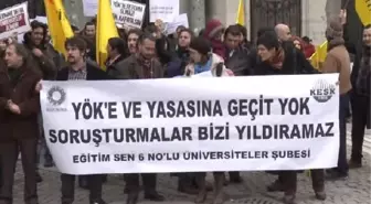 Üniversitede Soruşturması İddiasına Protesto