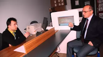 Vali İbrahim Özçimen, Nüfus Müdürlüğü'nü İnceledi