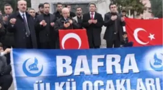 Bafra Ülkü Ocakları 'Hocalı Katliamı'nı Protesto Etti