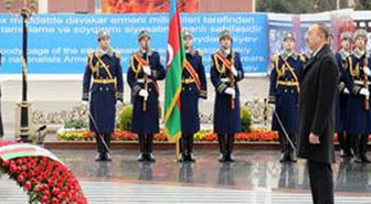 Cumhurbaşkanı Aliyev, Hocalı Katliamı Anma Törenine Katıldı