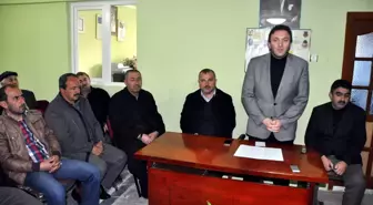 Suşehri AK Parti İlçe Teşkilatı Taşıyıcılar Kooperatifini Ziyaret Etti