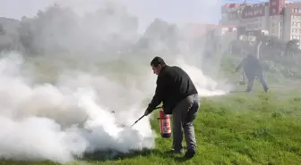 Adü'de Sivil Savunma ve Yangın Tatbikatı
