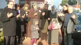 Burhaniye'den Kutsal Topraklara Uğurlandılar