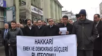 Hakkari'de Suriye'deki Kürtler İçin Yardım Kampanyası