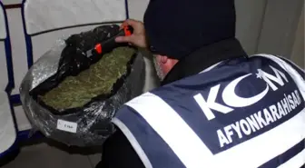 Afyonkarahisar'da 75 Kilo Esrar Ele Geçirildi