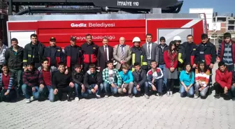 Liseside Deprem ve Yangın Tatbikatı