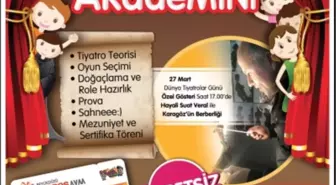 Tiyatro Akademini Başlıyor