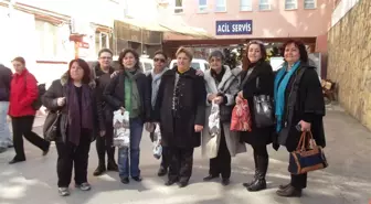 Ayvalık'ta CHP'li Meleklerden Hasta Ziyareti