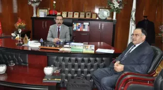 TMO Erzurum Şube Müdürü Temir, Başkan Akkaya'yı Ziyaret Etti