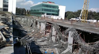 Teknopark İnşaatında Çökme: 4 Yaralı