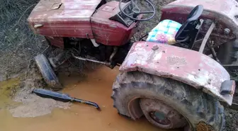 Dursunbey'de Traktör Kazası: 1 Yaralı