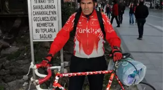 Şehitler İçin 723 Kilometre Pedal Çevirdi