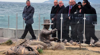 'Bomba Sırtı Vakası' Tarihe Saygı Parkı'nda Canlandı