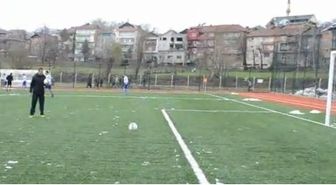 Başkanlar Sahada Karşılaştı