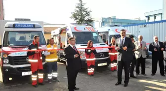 Düzce'ye Üç Yeni Ambulans