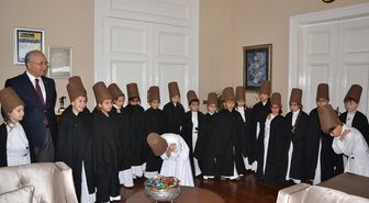 Minik Semazenlerden Vali Daşöz'e Ziyaret