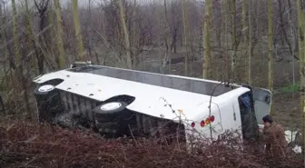 (3) Uşak'ta Yolcu Otobüsü Devrildi: 6 Ölü, 11 Yaralı