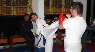 Giresun'da Köylü Gençlerin Taekwondo Merakı