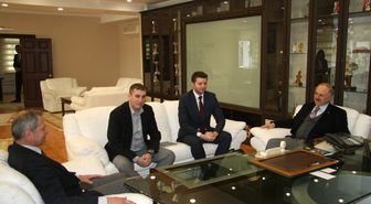 Kaymakam ve İşadamlarından Dişli'ye Ziyaret