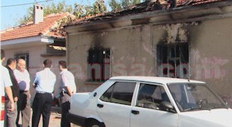 Alaşehir'de Ev Yangını
