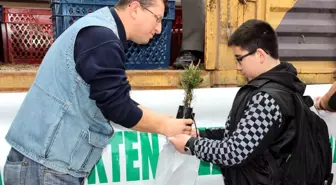 Samsun'da 2 Bin 500 Fidan Dağıtıldı