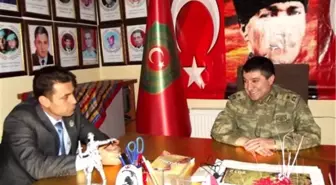 Garnizon Komutanı Bayraktaroğlu Şehit Aileleri ile Gazileri Ziyaret Etti