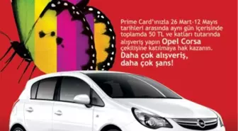 Prıme Mall Antakya'da Bahar Şansı Opel Corsa