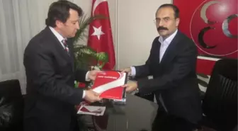 Türk Sağlık Sen Yöneticileri, MHP İl Başkanı Göksel Taşçı'yı Ziyaret Etti