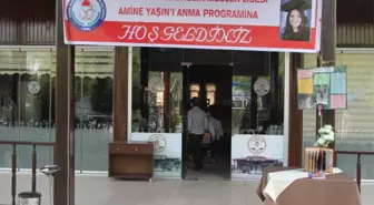 Öğretmen Amine Yaşın Ölümünün 4. Yılında Anıldı