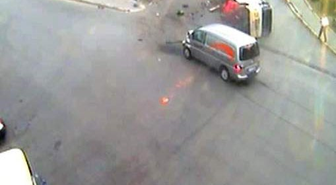 Safranbolu'da Trafik Kazaları MOBESE'ye Yansıdı