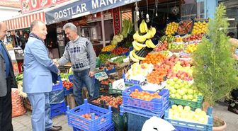 Bornovalı Taksiciler Ege-Koop Başkahı Hüseyin Aslan'ı Ağırladı