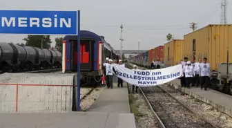 Demiryollarının Özelleştirilmesine Yürüyüşlü Protesto