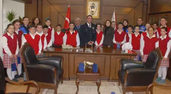 Öğrenciler Emniyet Müdürlüğü'nü Ziyaret Etti