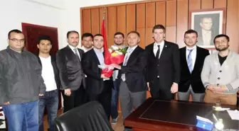 AK Parti Salihli Gençlik Kolları Emniyeti Ziyaret Etti